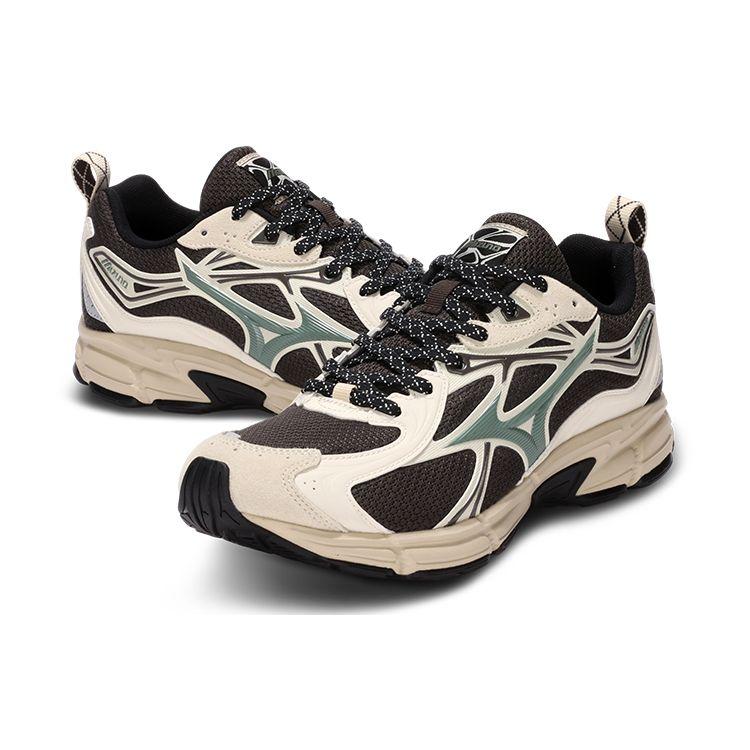 Mizuno Speed 10S Retro Comfortable Shock Absorbing Non-Slip Breathable Low-Top Casual Running Shoes Unisex Sneakers Green D1GH240601