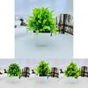 Modern Artificial Green Plant Potted Decor For Home Office And Tabletop Display