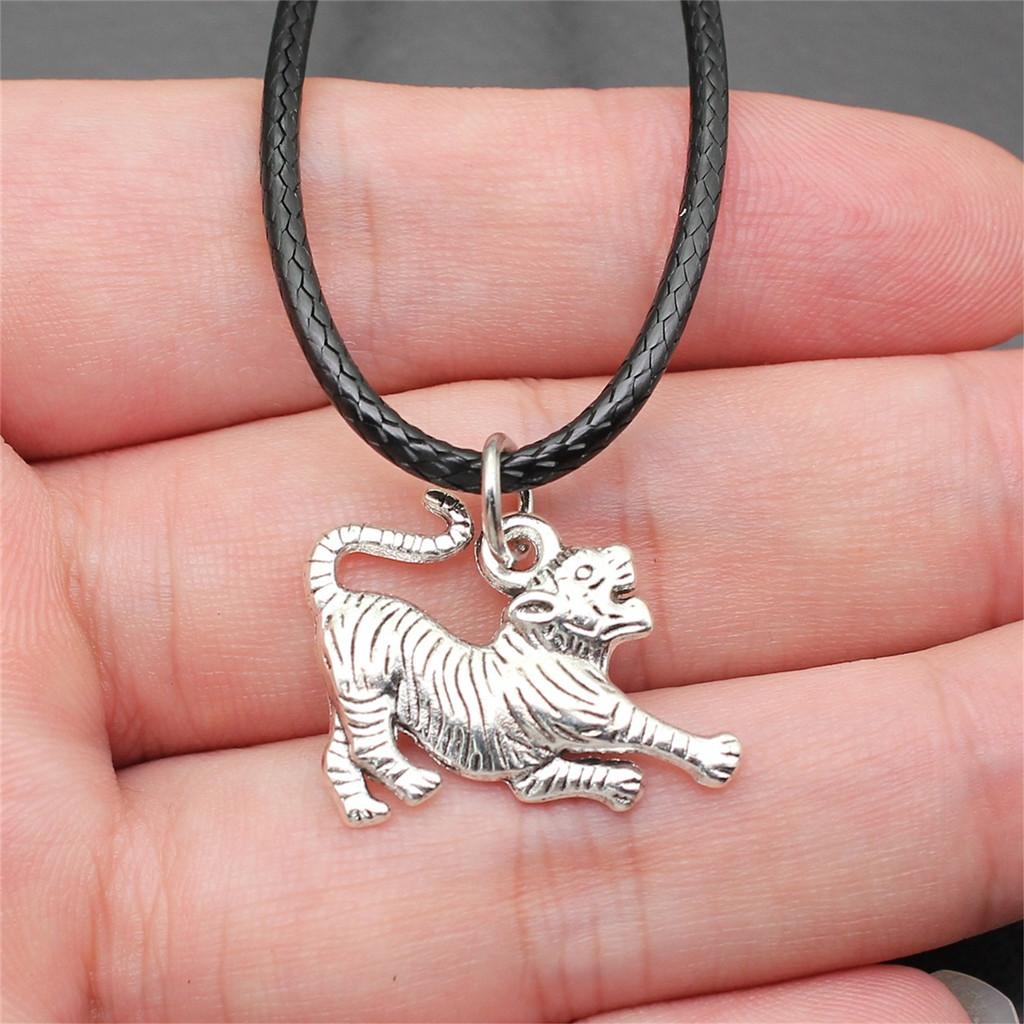 

Животное Ожерелье Кожаная Цепочка 45см Мужские Украшения Вечерние Персонализированные Украшения A31-1pcs-25x18mm