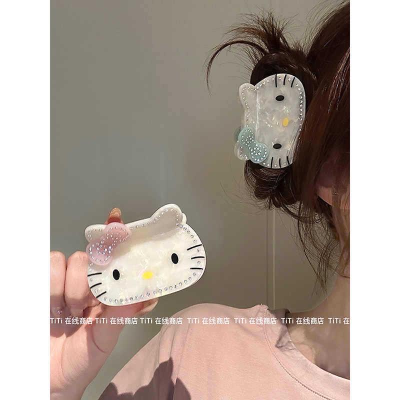 Cute Cartoon Cat Claw Hair Clip - Sweet Heart Design, Versatile for Students and Girls