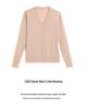Women's Fine-Spun V-Neck Cashmere Cardigan - Lightweight, Versatile, and Perfect for Early Spring and Summer