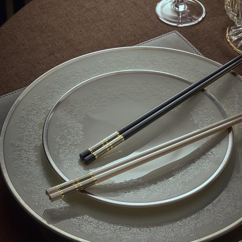 Kemanduo High-End Non-Slip Alloy Chopsticks
