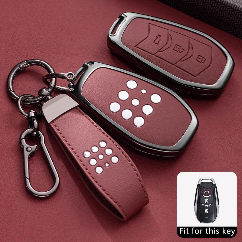 Car Key Case for Dongfeng Landian Seres 3 5 E5 DFSK Evolute I-space i-Pro Keychain Remote Cover Bag Shell Fob Accessories