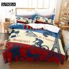 3D Digital-Printed Eiffel Tower-Themed Duvet Cover Set in Queen Size - Fashionable Bed Linen Design