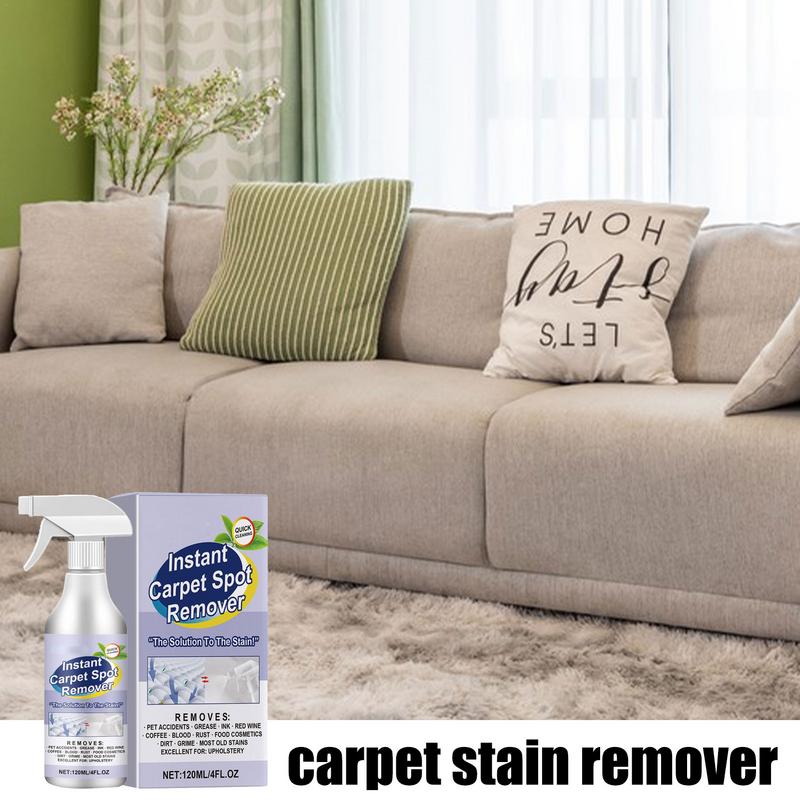 Carpet Stain Remover 120ml Rug Cleaner Spray Carpet Spots Cleaning Spray Carpet Cleaner Carpet Pet Stain Remover Removes Wine CN