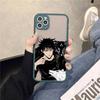 Couple Kawayi Jujutsu Kaisen Anime Phone Case for iPhone X XR XS 7 8 Plus 11 12 13 Pro MAX 13mini Translucent Matte Case