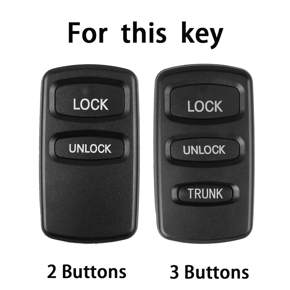 Husă pentru chei de mașină din TPU cu 2 și 3 butoane pentru protecția pentru telecomandă Mitsubishi 2001-2006 MONTERO SPORT