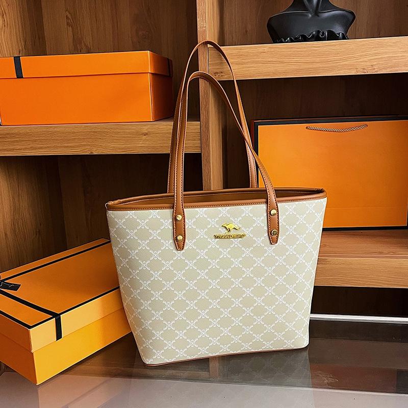 Hochwertige Pendlertasche, bedruckte leichte Luxus-Großraumtasche Damen 2026 neue Herbstmode Umhängetasche