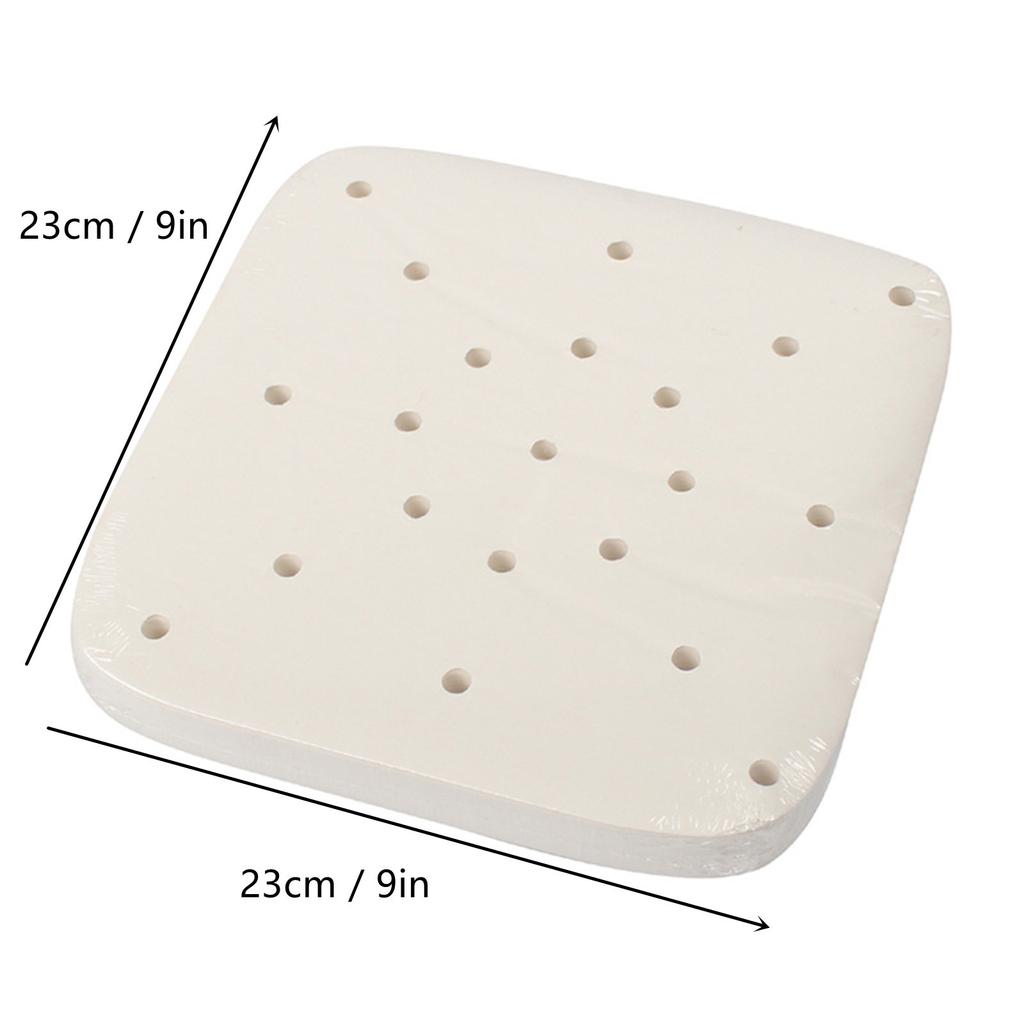 Square Fryer Parchment Paper Liners Perforated Parchment Filter Paper