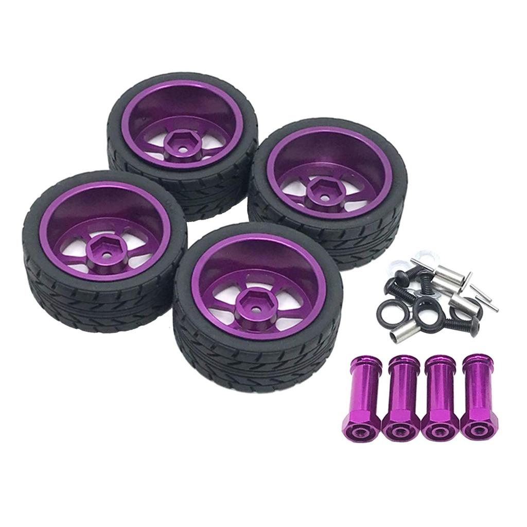 4pcs/set RC Car Tires Wheel Rims Set for WLTOYS 144001 RC Crawler Car DIY Modification Replacement