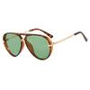 New Retro Pilot Double Beam Gradient Women Sunglasses  Personality Candy Color Design Trendy Casual Men Uv400