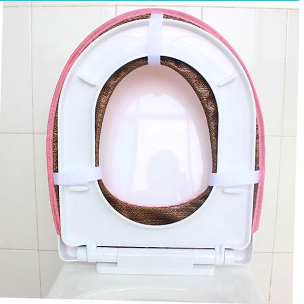Boys Girls Toilet Seat Comfortable Fleece Thick Soft Baby Potty Seats Bathroom Accessory Winter Warmer Case