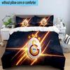 Galatasaray Football Club 3PCS Bedding set,Ideal for1pc Duvet Cover And 2pcs Pillowcases Perfect for Christmas gift,Ideal for Bedroom, Dormitory