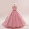 Stylish Princess Fluffy Yarn Evening Dress for Girls – Perfect for Catwalk, Hosting, or Piano Performances