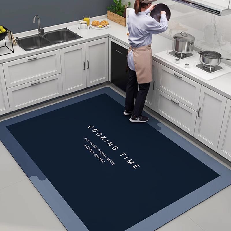 Alfombrilla de suelo de lodo de diatomeas Tienda completa Alfombrilla de suelo para el hogar Cocina Absorción de agua Aceite Antideslizante Restaurante Alfombrilla de suelo Lodo de diatomeas