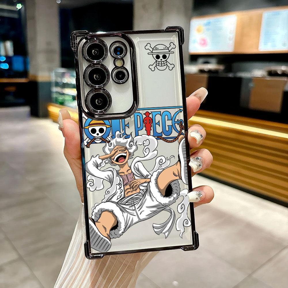 Luffy Zoro Cartoon Coque For Galaxy S26 Ultra One Pieces Phone Case For Samsung S26 S25 S24 S23 S21 Ultra S20 FE S25 Plus Cover