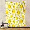 Yellow Rubber Ducks Crowns and Stars Patterned Tapestry for Bedroom and Living Room Home Decor Sofas.