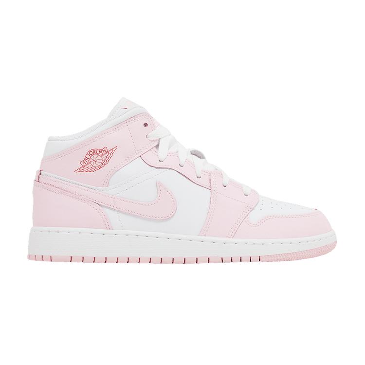 Jordan 1 Mid Розовый пенопласт Огненно-красный (GS) 40