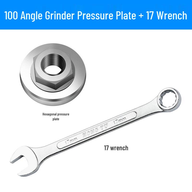 Hex Nut & Pressure Plate Set for Angle Grinder Polisher Modification