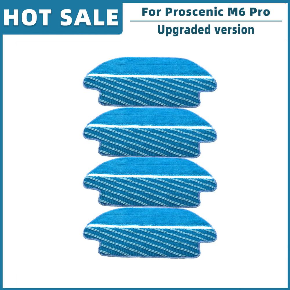 Replacement For Proscenic M6 Pro Robot Vacuum Cleaner Spare Parts Accessories Roller Main Side Brush Hepa Filter Mop Rag Cloth