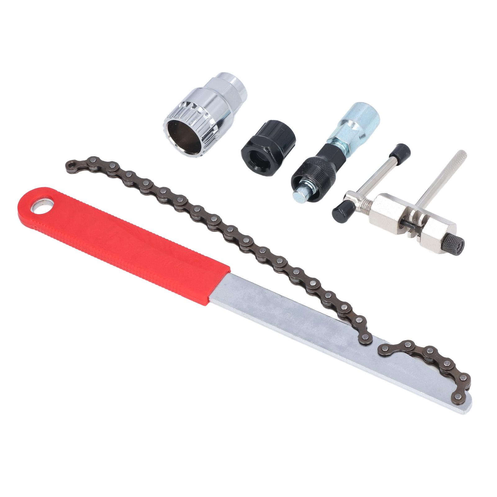 

Набор инструментов для ремонта велосипеда Ключ для снятия цепи Съемник маховика Съемник шатуна Набор для велосипеда