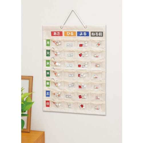 Calendario di medicina Nakabayashi da appendere alla parete, tipo M, taglia IF-3011