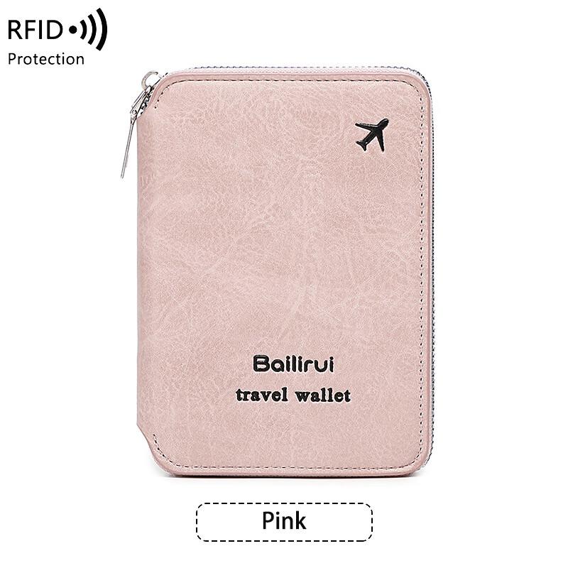 

OLOMM RFID Кошелек для паспорта и путешествий