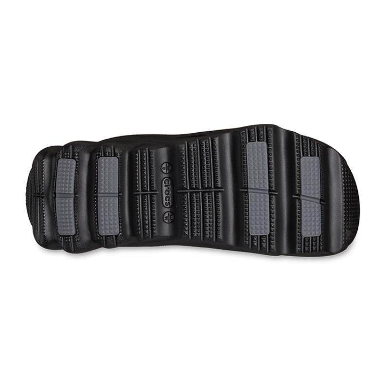 Crocs EVA Storm Wave Sneakers Round Toe Slippery Low Top Life Casual Shoes Men's Dark Night Black