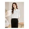 2026 Spring and Autumn New Women's Casual Solid Color Simple Long Sleeve Shirt Top