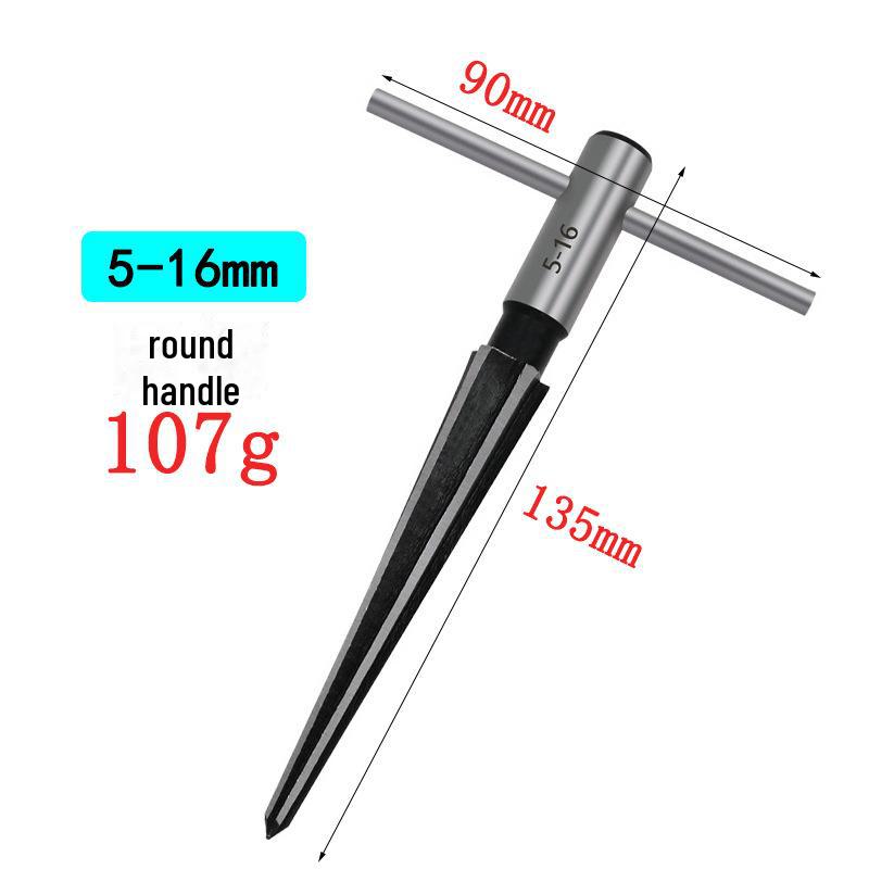 

Ручная коническая развертка для деревообработки 5-16 мм — круглая и шестигранная рукоятка для электрических дрелей, зенкования, снятия фасок, пробивки отверстий.