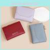 Urban Minimalist Pu Card Holder Wallet With Antitheft Design For Daily Use