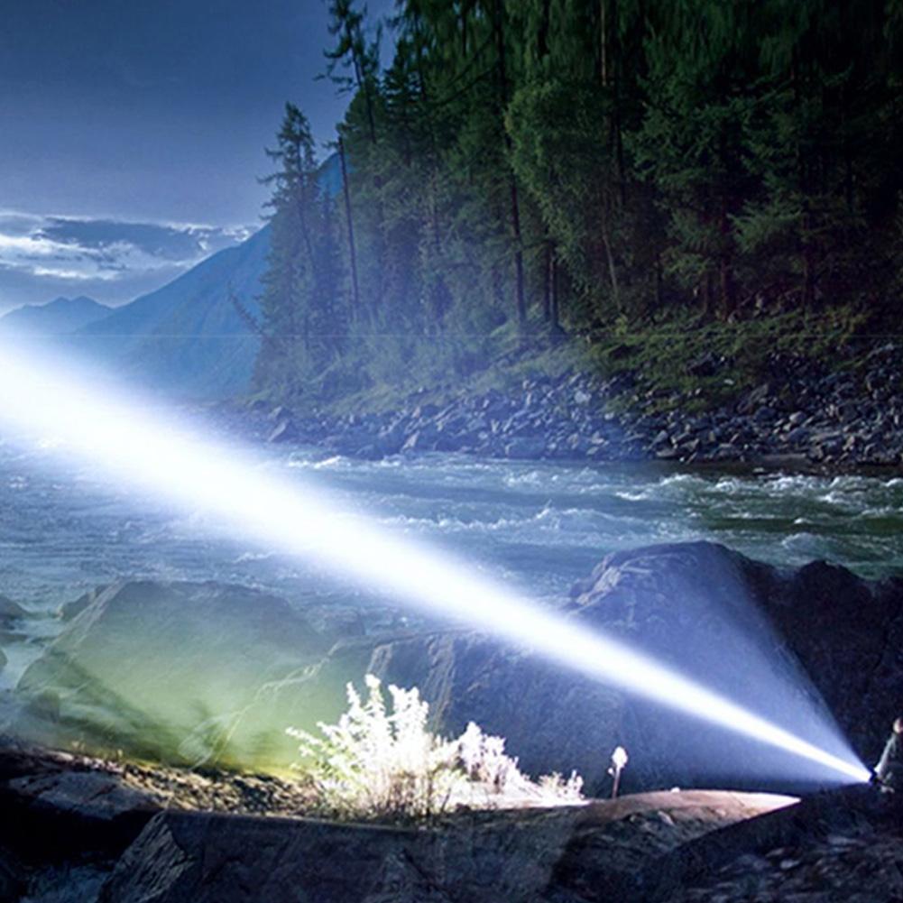 High Power LED Flashlights Rechargeable Strong Hand Light With COB Side Light Camping Fishing Emergency Lantern