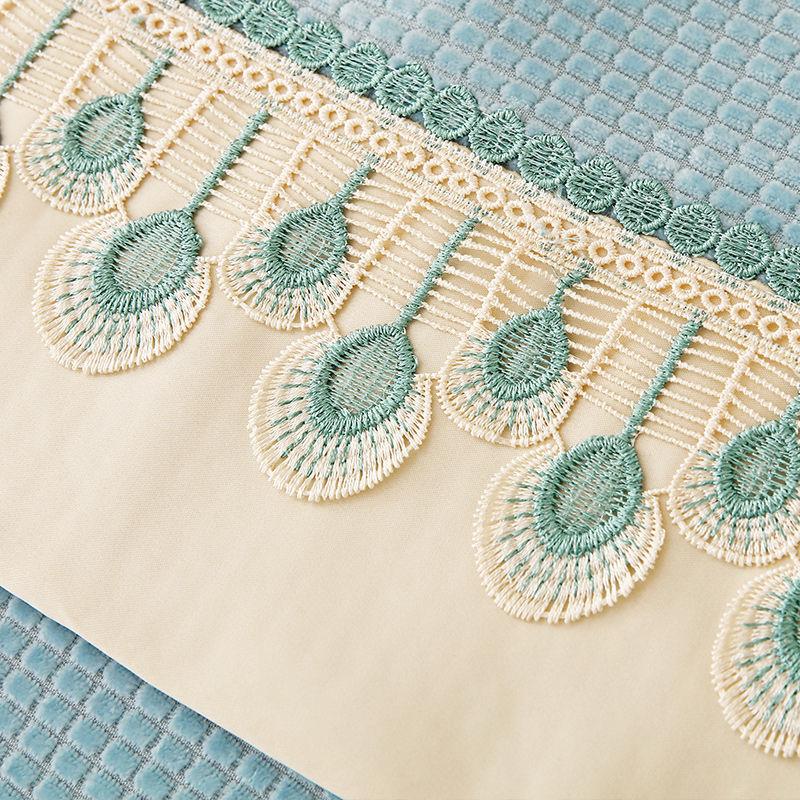 Copridivano in Pile Polare Antiscivolo a Quadri Cuscino per Divano di Alta Gamma Soggiorno Mobili Universali Antipolvere Copertura Totale