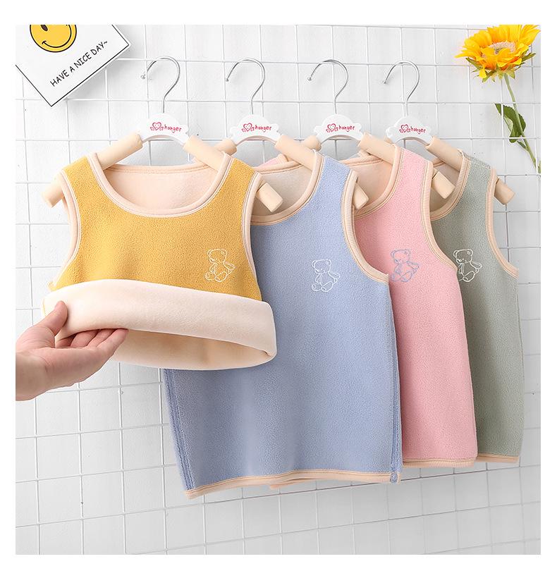 Children's Fleece-Lined Warm Autumn/Winter Vest for Toddlers