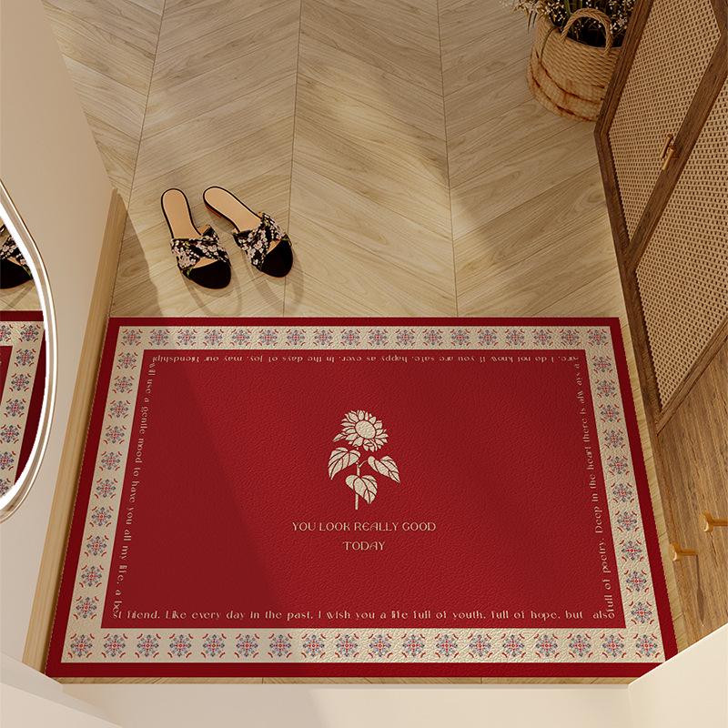 

Высококачественные нескользящие водонепроницаемые входные коврики: 2024 Грязеустойчивый стиль крыльца 50x80 cm