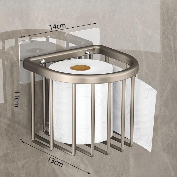 Veggmontert toalettpapirboks uten hull