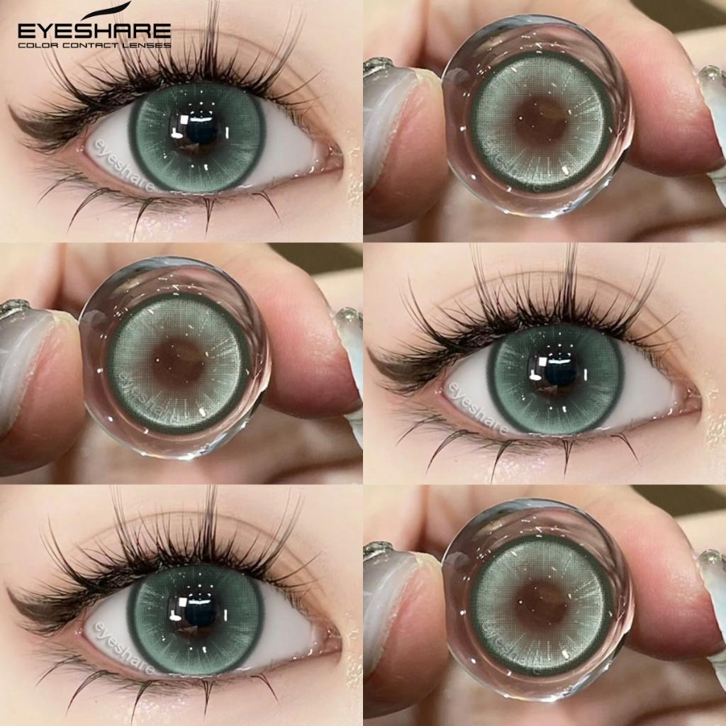Eyeshare Contact Lenses For Eyes Doll Eye Bubble Soft Contact Lens Case Makeup Yearly Contacts