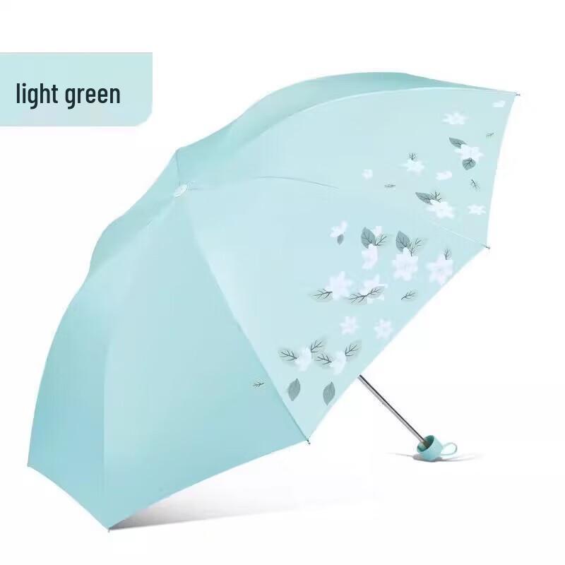 

Tiāntáng 336T Automatic Folding Sun & Rain Umbrella - Light Blue