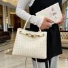 Sac Portable Grande Capacité, Sac à Bandoulière Unique Décontracté et Tendance, Sac Seau pour Trajet