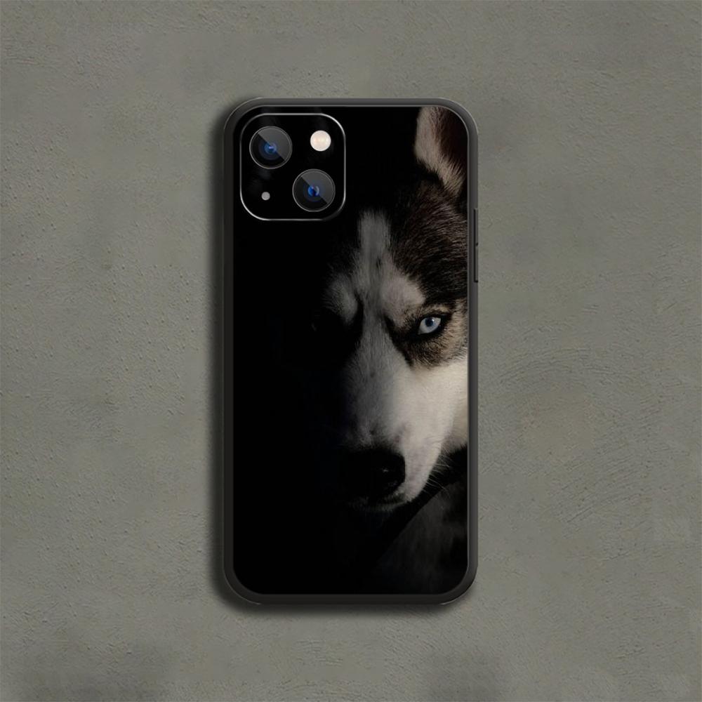 Siberian Husky Fool Cute Dog Phone Case For iPhone Samsung Galaxy Redmi Xiaomi Oppo OnePlus Note S A 7 8 9 10 11 12 13 14 20 21 22 23 53 54 Pro Ultra