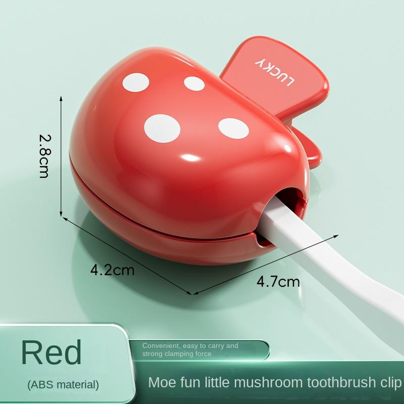 1pc Cute Cartoon Toothbrush Clip Travel Case - Dustproof Protective Cover with Adorable Bear Design, ABS Material, Portable Storage Box