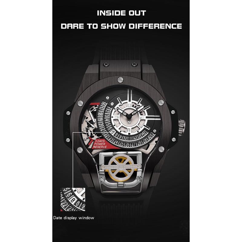 SANDA New World of Warcraft Drive Men's Watch Fashion Calendar Nights Light Syonatological Watch