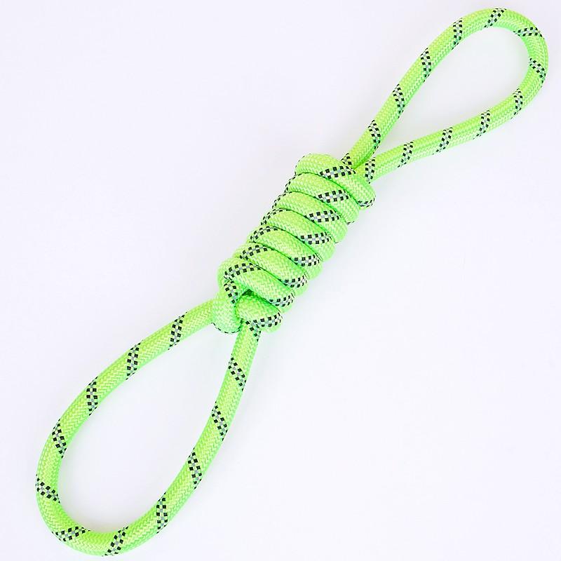 Dog Toys Cotton Ropes Dogs Toy Reflective Knot Rope Toys for Dog Teeth Molar Chew Proof Rope Dogs Training Toy Puppy Accessories
