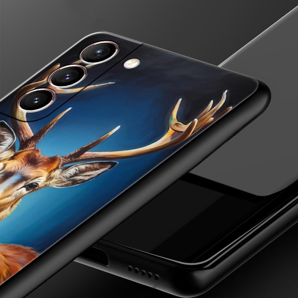 Deer Lichee Pattern Phone Case for Samsung Galaxy S26 S25 S24 S23 S22 S20 S21 FE Ultra S25 Edge Plus 5G Soft TPU Cover Funda Bag