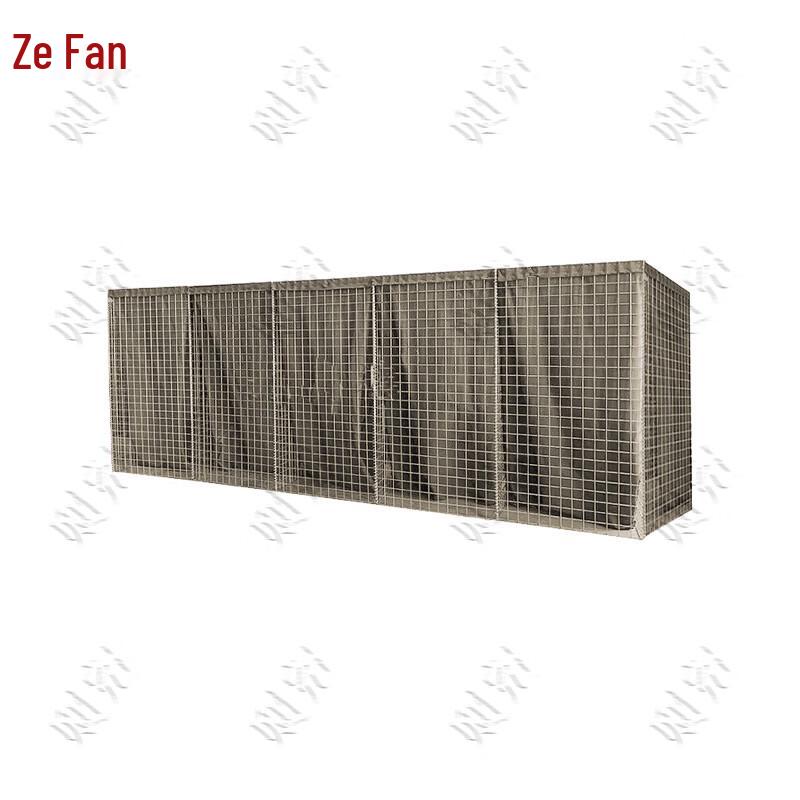 Galvanized Hesco Barrier Stone Cage Wall