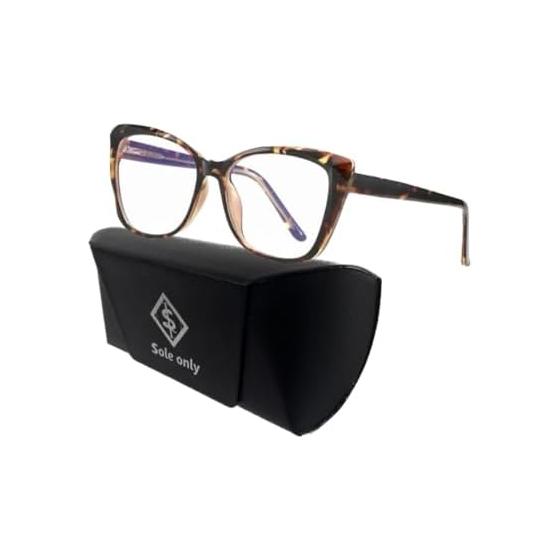[$ole only] Sole Only Blue Light TR90 Stylish Glasses with Sunglasses Case, UV Protection, UV400 UV Protection, Glasses for Computers, Date, Men s,