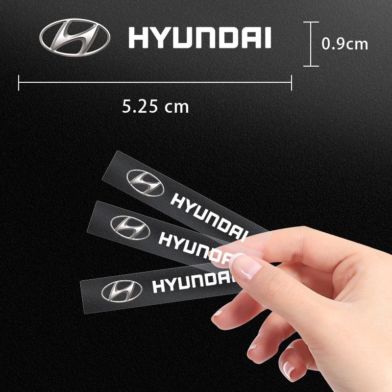 2/5/10 Pezzi Adesivi Casuali per Interni Auto Emblema Volante Auto Styling Per Hyundai Tucson Solaris I30 Creta Ix35 I40 Veloster Santafe