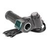 Electric Bike Scooter Throttle Grip Handlebar with Power Switch Key 24/36/72V E-bike LED Display Controller Handle Accessories
