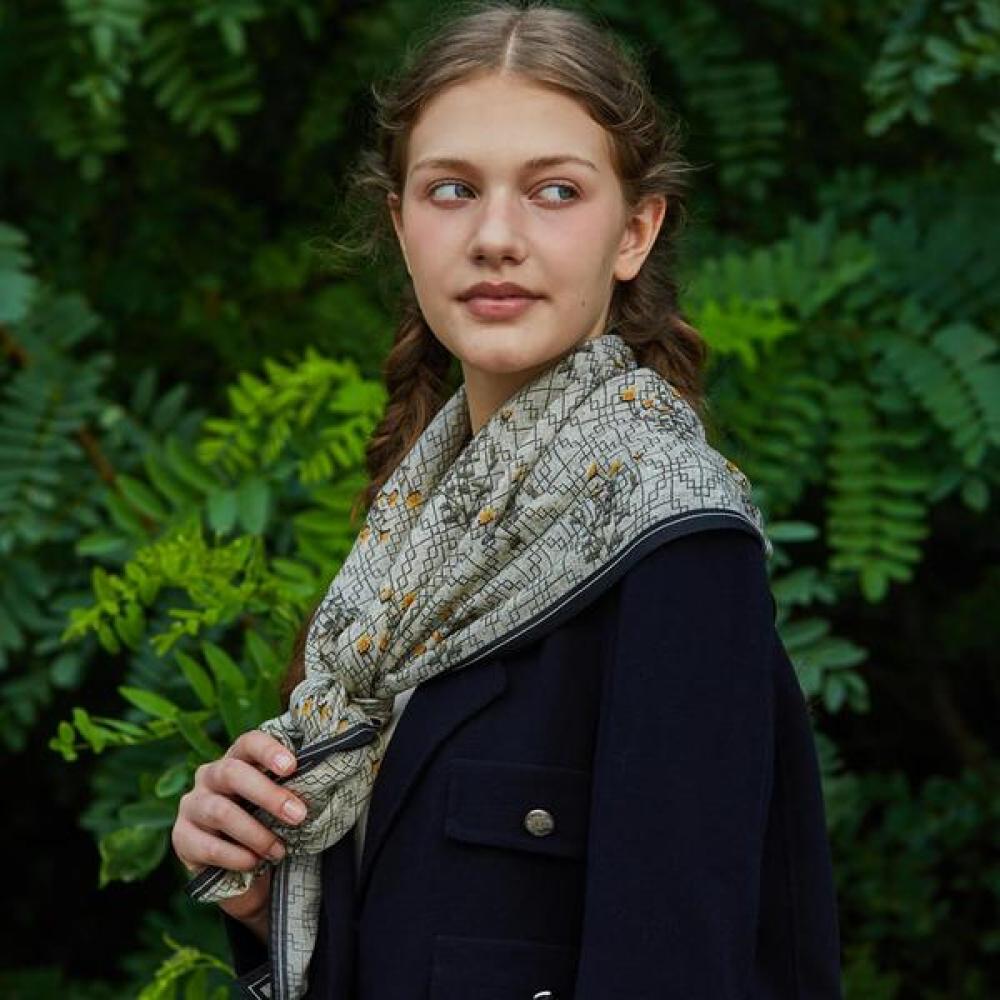 Ana Maison Silk Wool Scarf Pmsw 1431