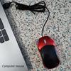 Universal Fast Speed Car Shaped Wired Optical Mouse Portable 3 Keys Gaming Computer Mice Desktop PC Accessories